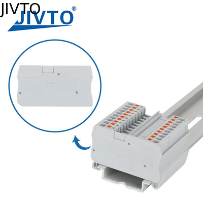 D-PT1.5 Barrier Plate For PT1.5 Wire Electrical Connector PT Type Din Rail Terminal Block Accessories D-PT 1.5 End Cover