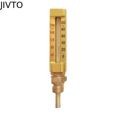 Β γραμμή 160MM 100 βιομηχανικά θερμόμετρα 3/4 γυαλιού βαθμού» BSPT