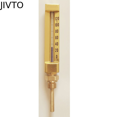 Γεμισμένο υγρό γυαλί 200mm 120deg Β γεμισμένο υδράργυρος θερμόμετρο 3/8 μορφής 